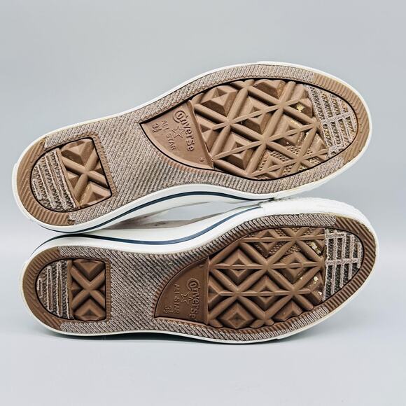 Converse Shoes Womens 5.5 White Canvas Chuck Taylor All Star High Top Sneakers - Picture 9 of 11